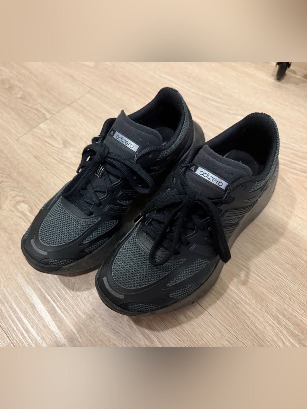 adidas Adizero Aruku J Black Sneakers 8.5 EU 39 1/3 JR4061